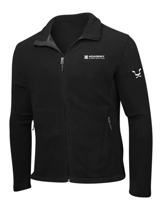 Black Fleece Jacket w/Academy Only Logo, Leo Logo