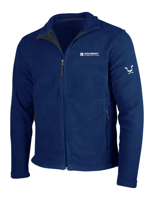 Navy Fleece Jacket w/Academy Only Logo, Leo Logo
