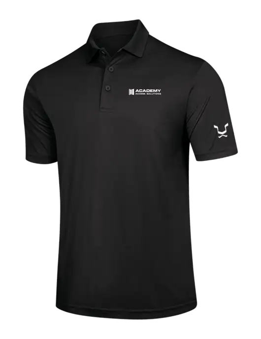Black PosiCharge Competitor Polo w/Academy Only Logo, Leo Logo