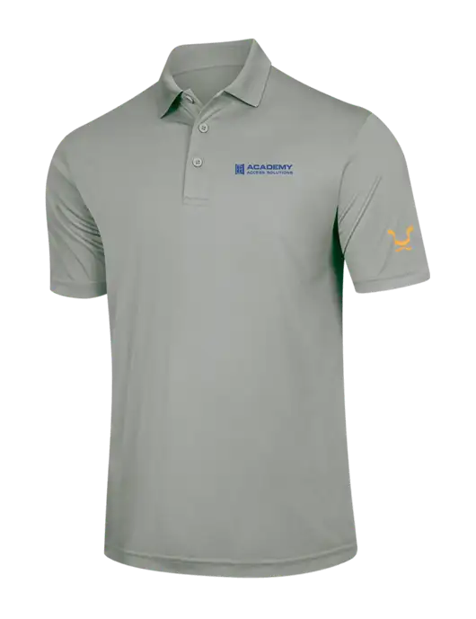Silver PosiCharge Competitor Polo w/Academy Only Logo, Leo Logo