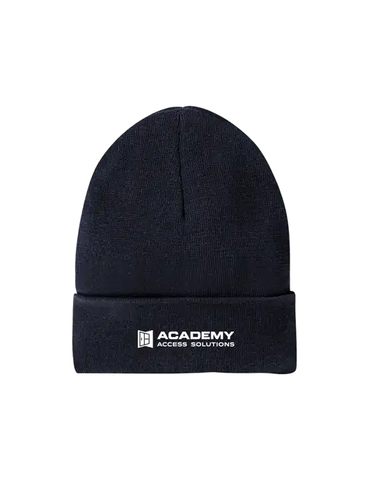 Recycled True Navy Beanie w/Academy Only Logo