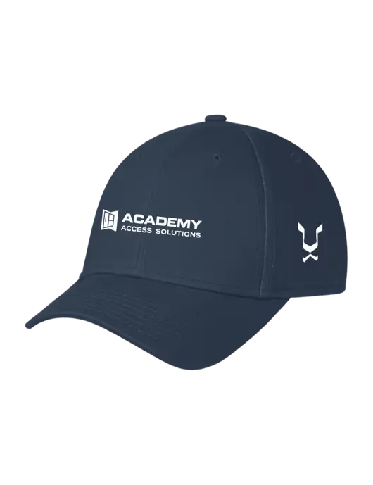 Navy Structured Cap Hook & Loop w/Academy Only Logo, Leo Logo