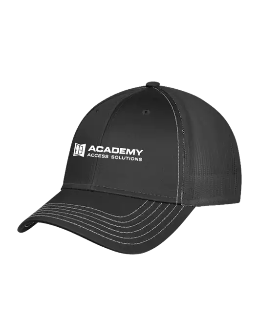 Charcoal Grey Mesh Trucker Cap Snap Back w/Academy Only Logo