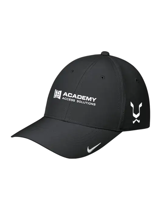 Nike Black Dri-FIT Legacy Cap w/Academy Only Logo, Leo Logo