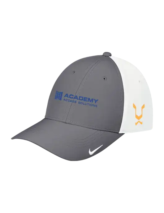 Nike Dark Grey/White Dri-FIT Legacy Cap w/Academy Only Logo, Leo Logo