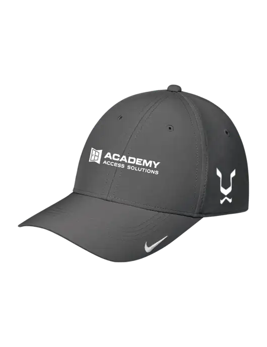 Nike Dark Grey Dri-FIT Legacy Cap w/Academy Only Logo, Leo Logo