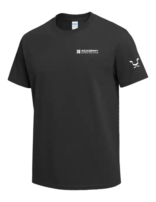 Charcoal Heavyweight 6.1 oz T-Shirt w/Academy Only Logo, Leo Logo