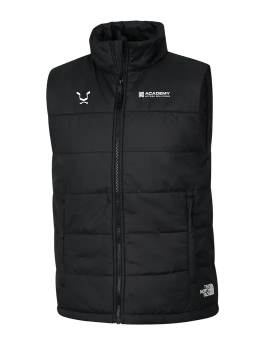 The North Face Black Everyday Insulated Vest w/Academy Only Logo, Leo Logo