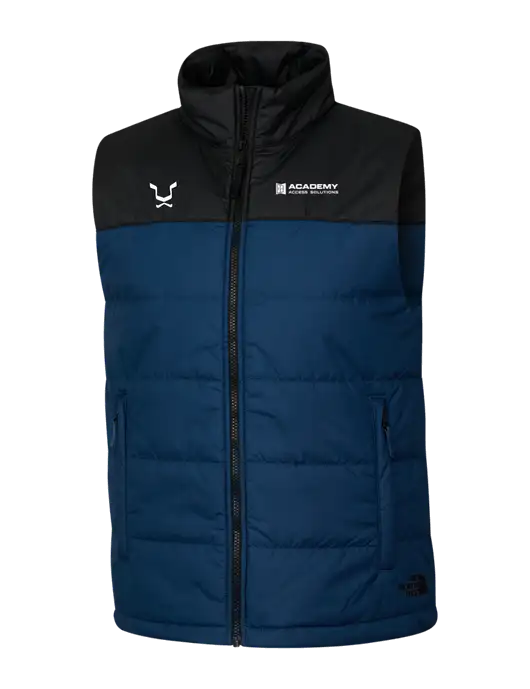 The North Face Navy Everyday Insulated Vest w/Academy Only Logo, Leo Logo