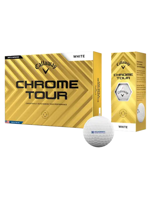 Callaway Chrome Tour Golf Balls 12/pkg w/Academy Only Logo
