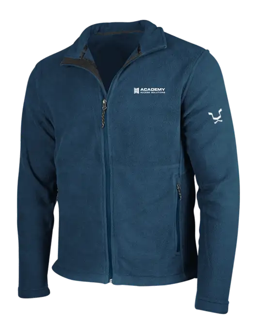 Light Navy Fleece Jacket w/Academy Only Logo, Leo Logo